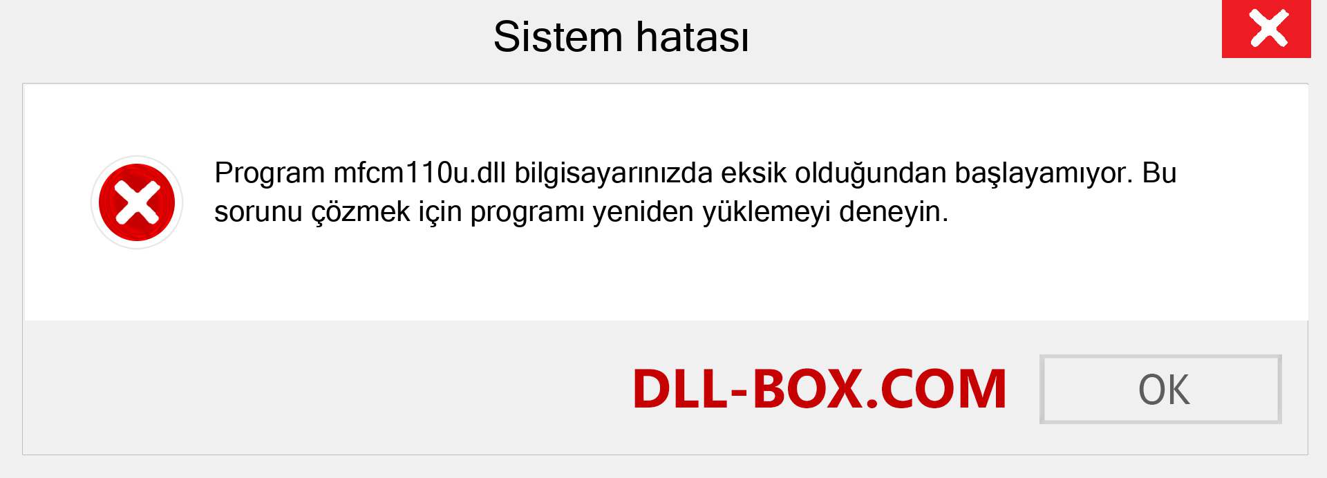 mfcm110u.dll dosyası eksik mi? Windows 7, 8, 10 için İndirin - Windows'ta mfcm110u dll Eksik Hatasını Düzeltin, fotoğraflar, resimler